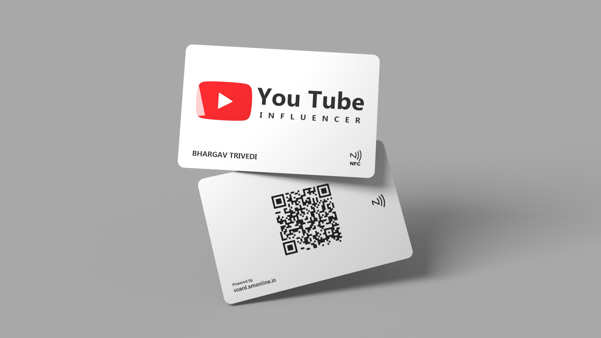 YouTube | Influencer : White Glossy